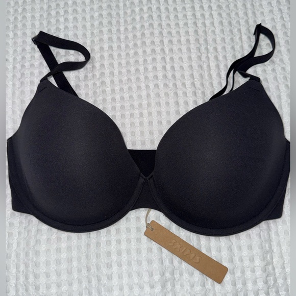 SKIMS | Black Fits Everybody T-Shirt Bra 34DD - Picture 2 of 5